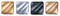 Amaco Rub 'N Buff Wax Metallic Finish, 4 Color Assortment (Silver Leaf, Antique Gold, Gold Leaf, Ebony)